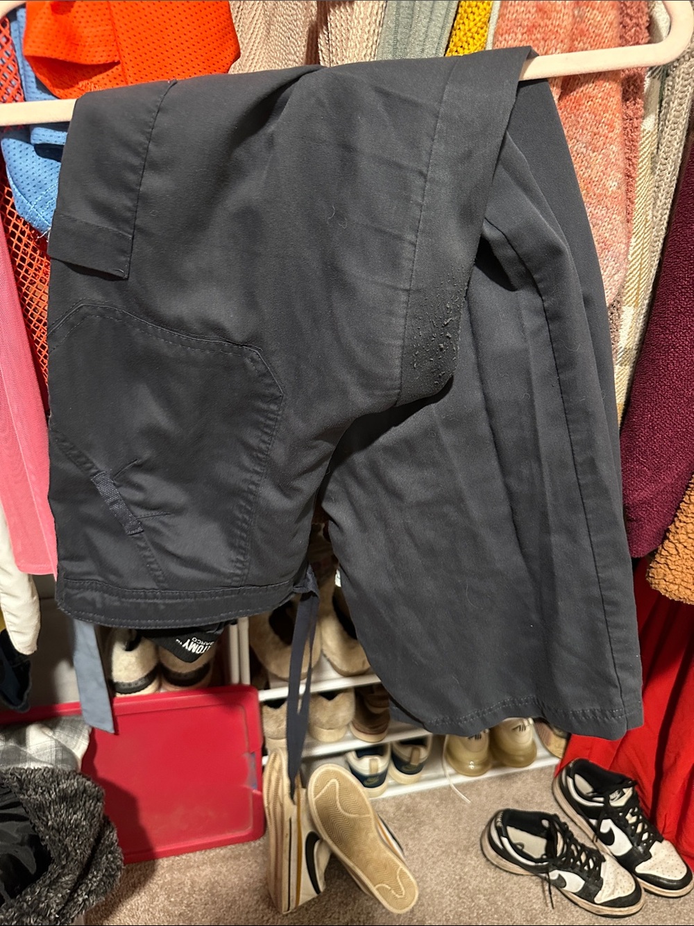 Grey's Anatomy Black Cargo Scrub Pants
